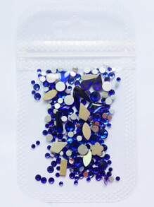 Verpackte ultra-glänzende Nagelkunst Diamanten: Sortierte japanische frische girly Stile, DIY tragbare Nageldekoration für Make-up, Schul-Zubehör, Zuhause/Urlaub/Reise unverzichtbares funkelndes Diamant-Accessoire