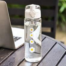 1pc 780ml Capacity Cute Plastic Water Bottle, Portable Gift Cup