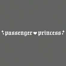 Passenger Princess Vinyl Car Decal, Girly Vinyl Sticker For Window, Fashion Vinyl Decal, Cute Car Accessories, Vinyl Car Decal For Women