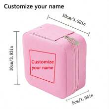 Caja de joyería personalizable, regalo para dama de honor, caja de joyería personalizada para dama de honor, caja de joyería de viaje para damas