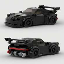 MIKEMENG Black/White/Red Supercar Racing Car Building Block Toys, MOC Construction Toy, Technology And Engineering Building Toys, Boys And Adults Car Toys, Best Collection Gifts For Halloween, Christmas And Birthday
