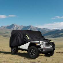 Capa para Carro 4 Portas 2007-2022 | Capa para Carro Terrain | Tecido Oxford À Prova d'Água Proteção contra Neve/Chuva/Poeira | Proteção Veicular Resistente para Uso Externo | Capa Climatizada para SUV de Tamanho Completo