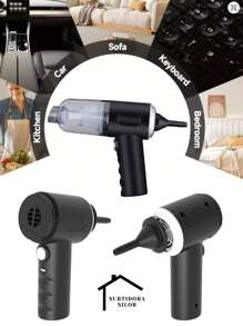 3 en 1 Aspiradora De Mano, Version Mejorada, Aspiradora Portatil , Portatil,   Inalambrica Para Coche y El Hogar, Con Bateria Recargable, Funcionamiento Silencioso, Remueve polvo, Pelo de Mascotas, Alta Potencia, Mini Aspiradora, Articulo Basico Para La Limpeza Del Hogar F6001