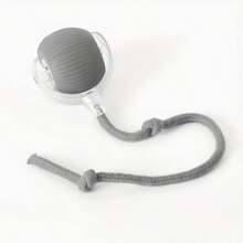 1 Piece USB Rechargeable Interactive Toy Ball For Cats, Auto Electric Rolling Ball As Birthday Gift For Dogs/Cats, Auto Smart Chewable Toy With Tail, Unicolor Smart Ball Tied To Harness, Interactive Cat Ball Toy, Indoor Cat Toy