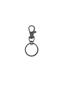 2pcs/1pc Portable Mini Transparent Zipper Storage Bag, Multi-Functional Jewelry Storage Bag, Suitable For Earphones, Power Bank, Keychain, Perfume And Other Transparent Travel Accessories Bag (Random Keychain Style) Travel Essential - Black - View 11