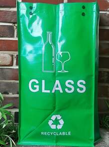 Color Printed 3-In-1 Trash Bags - Foldable Polypropylene Storage Bags ,Separate Recycling Waste Bin Bags For Kitchen Home Hotels And Property Management,Waste Trash Sorting Organizer, Reusable Waterproof Back To School