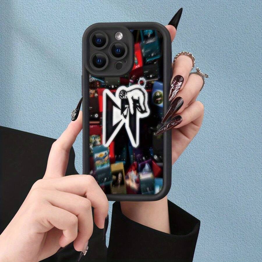 Sad Boy CT Tapir Mobile Phone Case - Shockproof And Aesthetically Cute For IPhone 7 8 11 12 13 14 15 16 Pro Max X XR Xs Plus SE With Protective Bumper Cover Camera Protection Soft Touch Ultimate Grip Waterproof Durability Dirt Repellency Stylish Design As A Gift For Easter Christmas Halloween - White - View 1