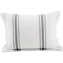 Farmhouse Stripe Reversible Cotton Duvet Cover Set, 2 Piece Set, Twin XL, Navy - Twin Bedding Set - Dorm Decor - Striped Duvet Cover For Kids Or Teens - Farmhouse Bedroom Decor - Dark Gray - 查看 8