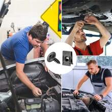 20 Piezas/40 Piezas Juego de tornillos roscadores automáticos en forma de U para metal, accesorios de ajuste para coche y motocicleta
