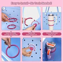 Portavasos para tazas de 30oz y 40oz, fácil de instalar, conveniente para uso al aire libre