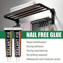 Strong Glue Sealant Super Glue Ultra-Strong Metal Glue Instant Sealant Fix Glue Quick Drying Nail Free Glue Powerful Bond Glue - Multicolor - View 5