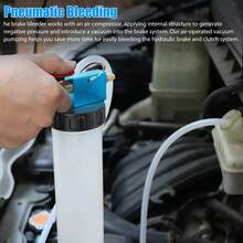 Vacuum Brake Bleeder Car Vehicle Tank Fluid Oil Change Pump Equipment Tool Kit, For Car Motorcycle, Capacity 300ML+73 '' Hose - trắng - Xem 3