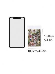 MOCARD 1 Pack Of 20 Vintage Dual-Material Scrapbooking Stickers, Creative Aesthetic Stickers, DIY Decorative Collage Craft Materials, Holiday Gift, Personalized Scrapbook School Supplies, School Supplies,Back To School