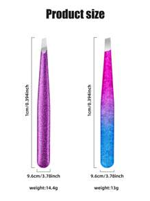 1 Set Of 4pcs Stainless Steel Multi-Style Tweezers, Suitable For Removing Hair, Beard, Eyebrow, Eyebrow Cleaning, 4 Different Tip Shapes For Various Scenarios