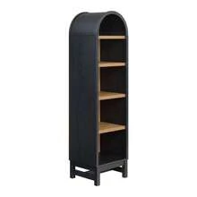 Narrow Arch Bookcase, Rich Black Finish - giàu đen - Xem 6