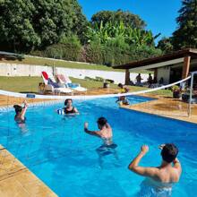 Gismar Redes Rede de Biribol Vôlei de Piscina 3 Metros Branca