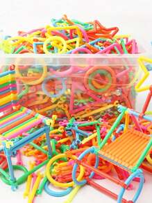 200/300pcs Magic Wand Building Block Set - Teen Educational Building Toys PVC Material, Unleash Your Child's Imagination, Education Construction Engineering Set, Multi-Color And Multi-Shape, Perfect Gift For Birthdays And Holidays