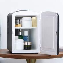 iceBlue 4L Deluxe Portable Mini Fridge - Skincare Fridge With Heating And Refrigeration Functions That Can Hold Up To Six 12-Ounce Cans, Available In Pink, Black,Green And White. - Xem 7