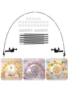 1/2 Sets Ballon Bogen Set, bruchsicher und einfach zusammenzubauen, geeignet für Begrüßungsfeiern, Geburtstage, Hochzeiten und Feiertags-Dekorationen