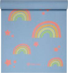 Esterilla de yoga para niños, esterilla de ejercicio, yoga para niños con estampados divertidos - tiempo de juego para bebés, niños pequeños activos y tranquilos y niños jóvenes (60 L x 24 x 3mm de grosor) - Estrellas del arcoíris - Ver 10
