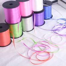 1 rollo de 100 yardas de cinta plástica de unicolor variados para globos, decoración de fiestas, envolver regalos de Navidad