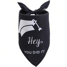 Premium Quality Dog Graduation Cap, Large Dog Graduation Bandana, Comfortable Dog Graduation Outfit, My Mom Graduated Dog Bandana ', Ideal Dog Graduation Costume For Your Furry Friend - 1 - View 1