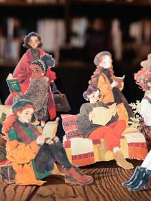 have a good day 15 件/包青少年和女孩主题剪贴簿贴纸，复古创意美学贴纸贴花，DIY 装饰工艺材料，节日礼物，个性化剪贴簿学校用品学校用品，返校 - 彩色 - 查看 2