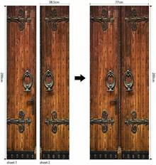 Limited Special Offer COLORSPRING 3D Door Sticker Wallpaper, Door Murals Decals Peel And Stick, Removable Self-Adhesive Wall Mural Covers Decorative (MT-8187) - Dm-033 - Xem 2