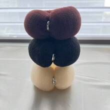 1pc Fashion Black Chignon & Flower Bud Shape Hair Clip, Invisible Hairpin Hair Accessory ,Hair Styling Tools ,Beauty