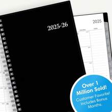 Blue Sky 20252026 Weekly And Monthly Academic Year Planner Calendar