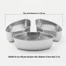 Stainless Steel Mini Steamer Rack Set, Suitable For Pressure Cooker And Air Fryer, Rapid Meal Preparation