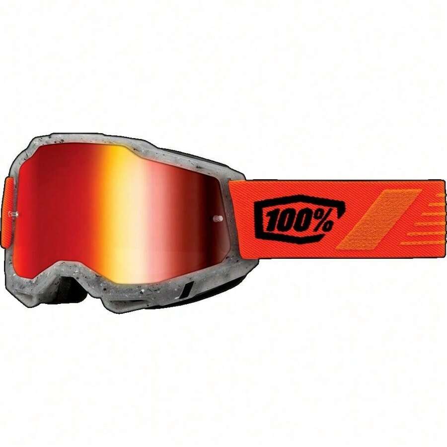 Accuri 2 Goggles Closeout Colors Adult Motocross Dirt Bike MX/ATV/UTV - Schrute / Gương đỏ - Xem 1