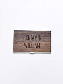 Customized Business Card Boxes Business Gifts For Men And Women Business Card Boxes Suitable For Daily Use Can Be Given To Friends Family Or Partners Wallet Mini Wallet Purse Wallet School Supplies Wallet - Multicolor - View 8