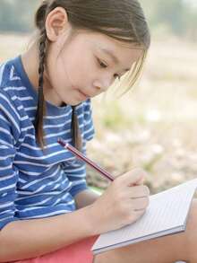 1 | 3 | 6 Pack A6 Kraft Soft Cover Notebooks, Flat Sewn Binding & Cover Quotes - Mini Notebooks For Writing, Travel Journal & Teacher Supplies (4 X 5.75inch Notebooks) - Multicolor - View 3