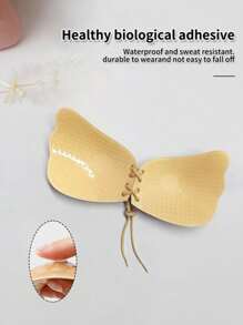 1 Pc Or 4 Pcs Sticky Bra, Backless Strapless Bra Push Up, Adhesive Invisible Lift Up Bras