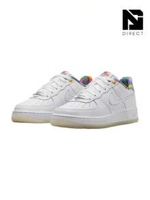 Nike Air Force 1 Low Valentine's Day (2025) (GS) Women's Outdoor Athletic Shoes - White/White/Midnight Navy/White - View 2