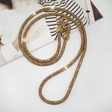 2026新年情人节水钻装饰挂绳 - 奢华风格,百搭INS风设计,长度可调节,全水钻链条手机挂绳,1条全水钻挂绳,防丢防盗手机挂绳,含密封垫圈 - 彩色 - 查看 18