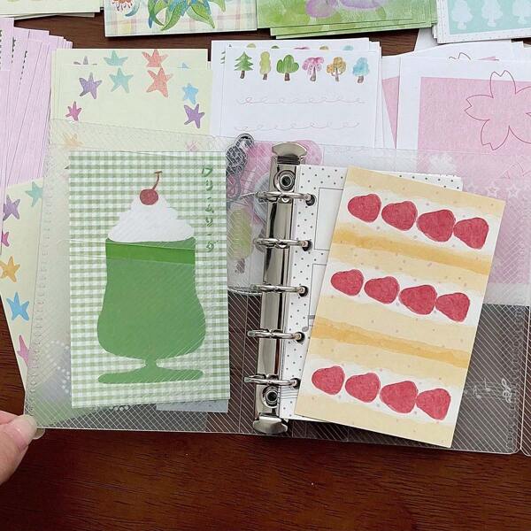 20 peças/Livro Bloco de Anotações no Estilo Ins, Design Original, Memo de Estudante, Material de Escrita à Mão, Decoração, Mensagem, Suprimentos Escolares de Tom Claro, De Volta às Aulas