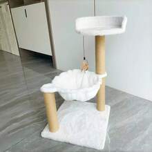 1PC The Multi-Level Cat Tree Tower Provides You With A Super Comfortable Habitat For You To Choose From, With Comfortable Resting Areas, Indoor Cat Scratching Boards, Self Grooming Options, Interactive Hanging Balls, Cat Climbing Frames, Cat Uncles, Multi-Level Cat Rooms, And Cat Nests, Perfect For Cats.