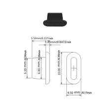 10/20/50pcs Anti Dust Plugs Compatible With Iphone 14, 14 Pro Max, 13, 13 Pro, 12, 12 Pro Max, 11, 11 Pro, X, XS, XR, 8, 7, Charging Port Dust Cover Silicone Dust Plugs, Black - Multicolor - View 11