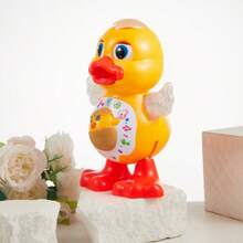 Baby Music Toy - Singing & Dancing Rocking Cartoon Duck, Infant Enlightenment Toy, Illuminating Musical Yellow Duck Toy, Children's Electric Light & Music Toy, Singing & Rocking Duck To Promote Baby's Sensory Development - Multicolor - View 8