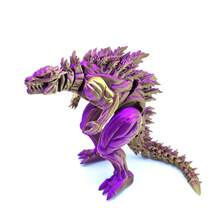 Dinosaurio de monstruo musculoso impreso en 3D del Rey Monstruo 2025, tamaño 18cm/7.08in - Dinosaurio de juguete del Rey Monstruo musculoso suave y jugable, diseño biológico mitológico, juguete decorativo del hogar para alivio del estrés, decoración de habitación, juguete hiperactivo, juguete sensorial, juguete estimulante, juguete juvenil, fluorescente, juguete resistente al estrés, juguete, regalo de cumpleaños/Pascua, regalo de Pascua (color de ojos aleatorio) - Multicolor - Ver 26