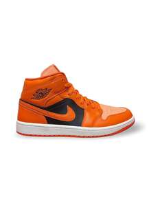 AIR JORDAN 1 MID SE ROJO 600 para mujer - Naranja/Negro - Ver 2