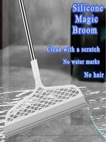 新款魔法扫帚家用硅胶神器扫帚刮水器浴室地板擦地器地板刮水器