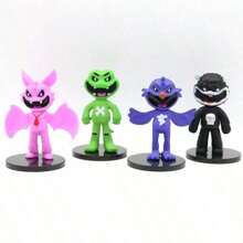 1/2 piezas Figuras de juego de Criaturas de Pesadilla Yarnaby calientes de 7 cm, figuras de acción Pianosaurus sonrientes, modelo de criaturas kawaii, juego de figuras de acción y juguetes, juego de pesadilla, regalos de cumpleaños de dibujos animados, regalos del Día de San Valentín