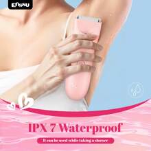 ENSSU 1 Set rosa 2-in-1 multifunktionaler Damen Bikini Trimmer Elektrischer Rasierer Epilierer Hautpflege Schönheitspflege Tool, Dual-Köpfe mit LED-Licht, 1 Stunde Schnellaufladung mit Ladestation, wasserdicht für die Dusche geeignet, passend für Gesicht/Achseln/Arme/Körper/Bikinizone, Geschenkboxverpackung ideal für Muttertag, Valentinstag, Internationaler Frauentag, inklusive Aufbewahrungstasche für einfaches Reisen