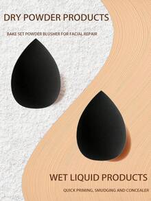 Bộ 5 bông mút trang điểm đa năng màu đen, bông mút tán kem nền, bông mút trang điểm dạng lỏng/kem/phấn mịn màng, bông mút hình giọt nước, dụng cụ trang điểm dùng được cả khô và ướt, bông mút che khuyết điểm mềm mại chuyên nghiệp, bộ bông mút trang điểm mềm mại, dụng cụ trang điểm đa năng, thích hợp dùng cho kem nền, phấn phủ, che khuyết điểm, bông phấn phủ, bông mút tán kem nền, bông mút trang điểm, giá cả phải chăng, thích hợp làm quà Giáng sinh, mỹ phẩm, dụng cụ trang điểm, hàng giá rẻ chất lượng tốt, quà tặng, quà Giáng sinh, quà khuyến mãi, du lịch, đồ dùng giá rẻ, đồ dùng cần thiết khi đi du lịch. - màu đen - Xem 4