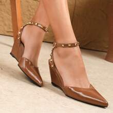Damen Spitzenschuhe mit Schnallenverschluss, Blockabsatz, teilweise bedeckte Sandalen, feenhafte Optik, für den Sommer