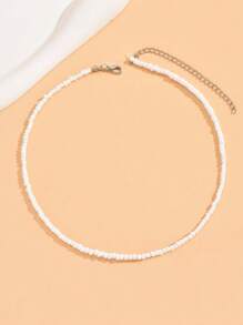1pc Fashionable Bohemian Beaded Necklace Choker