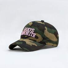 Vintage Camo Baseball Cap, Women's 3D Embroidery Print Street Snapback Hat, Cool Unisex Cap - A - View 17